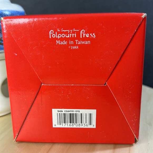 1988 Potpourri Press Christmas Holiday Room Scenter Warmer Candle - Picture 10 of 10